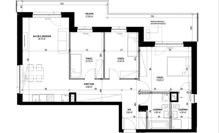 mieszkanie na sprzedaż - Bydgoszcz, Bartodzieje
